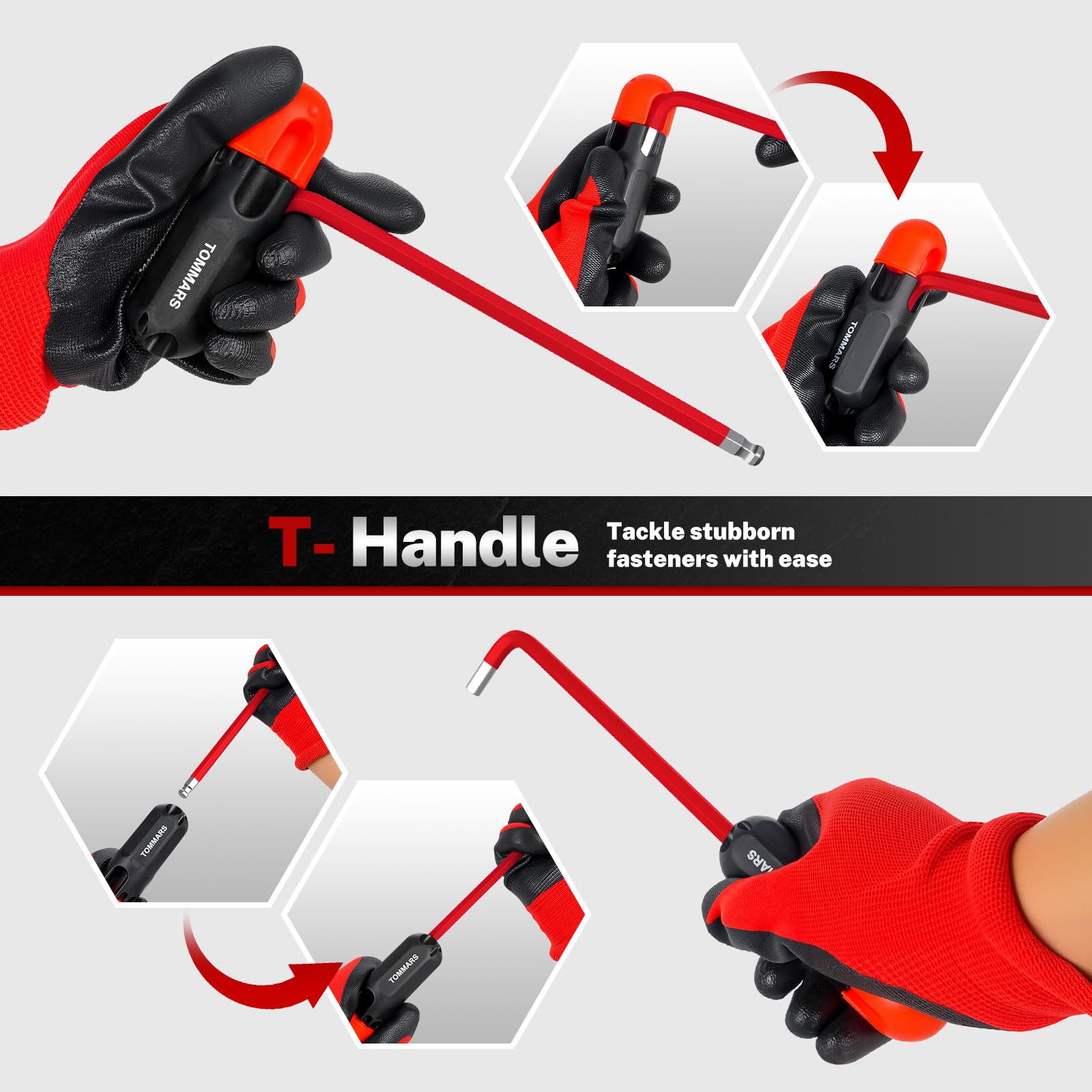 Premium S2 Steel Magnetic Ball-End Hex Key Set