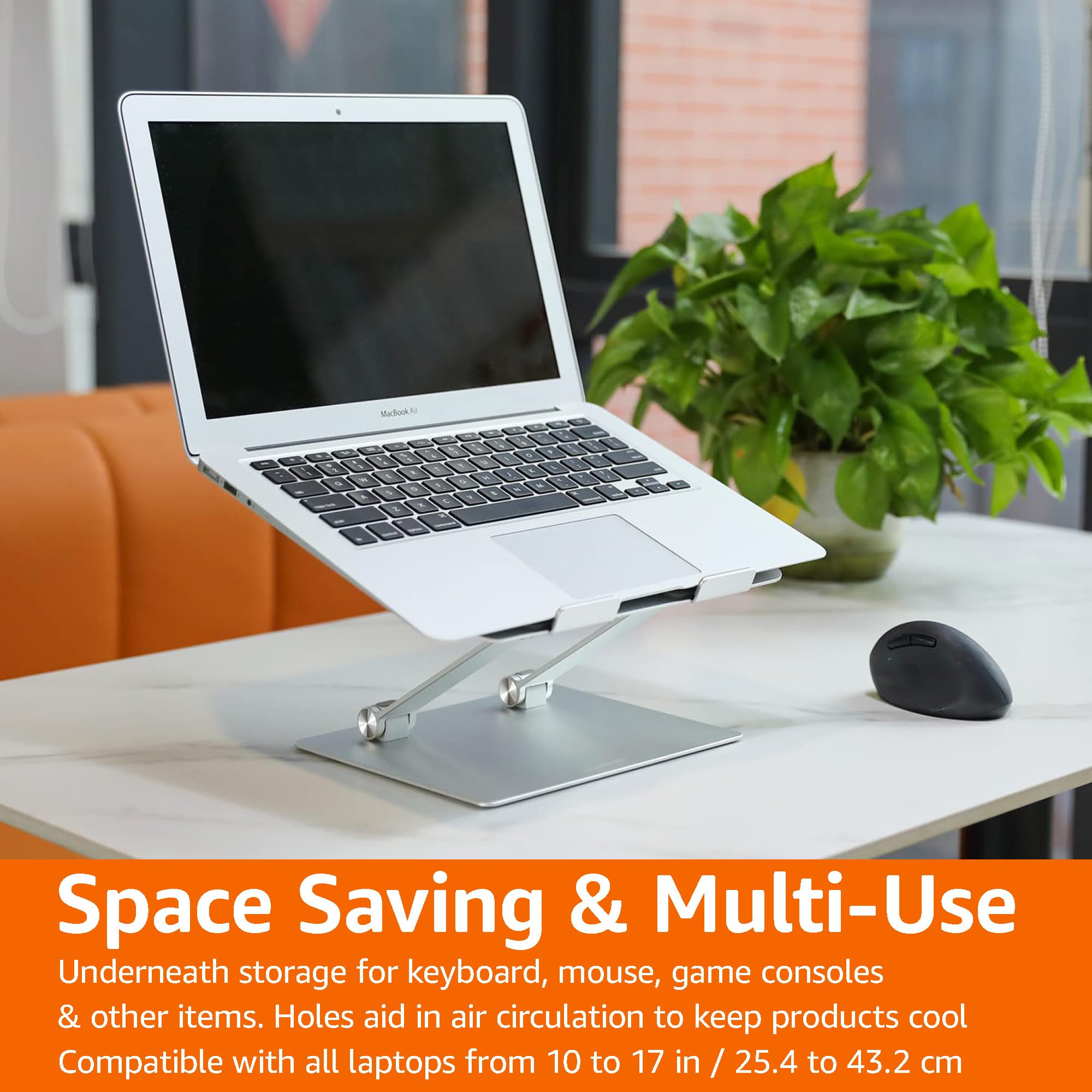 Ventilated Ergonomic Laptop Riser