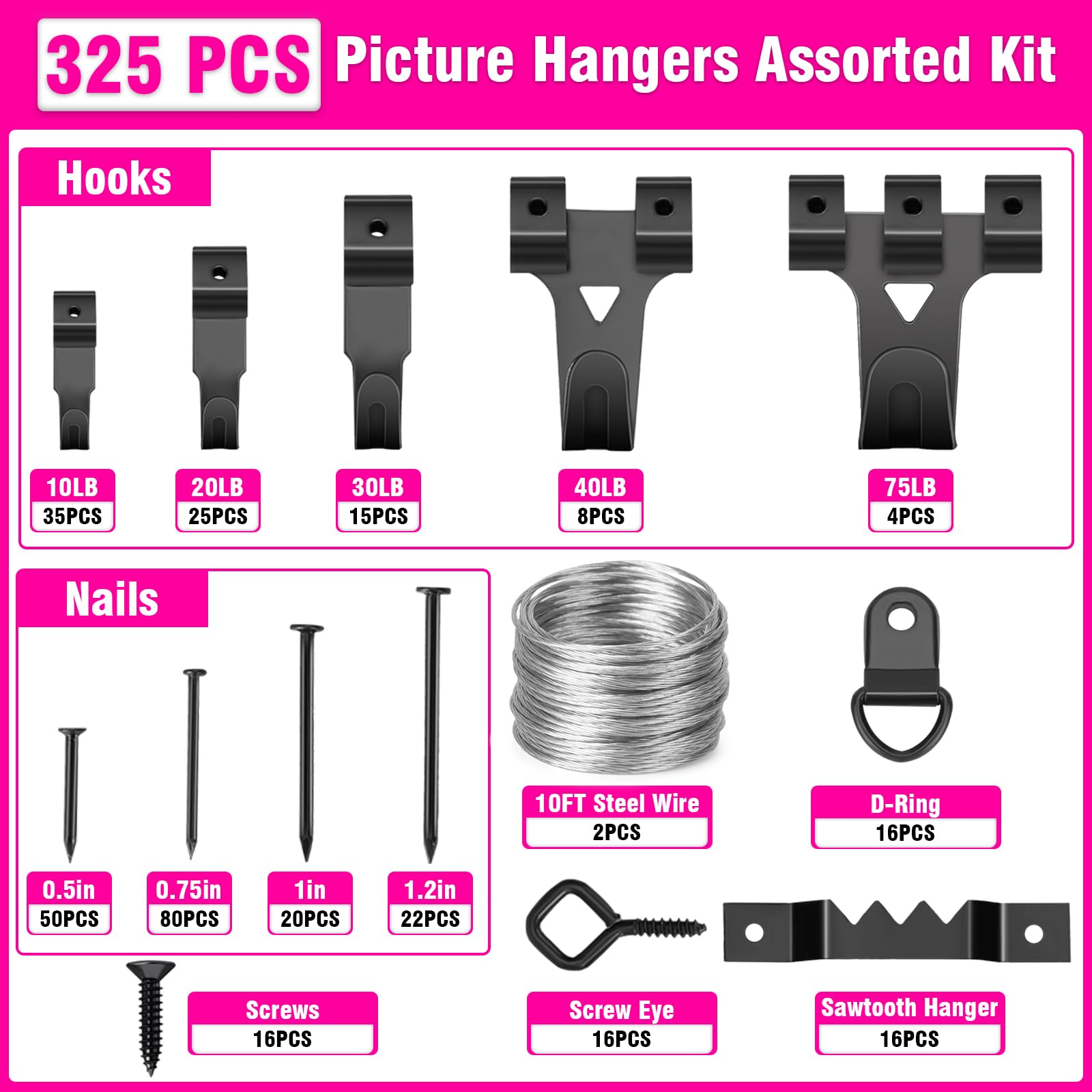 Elevated Picture Hanging Kit