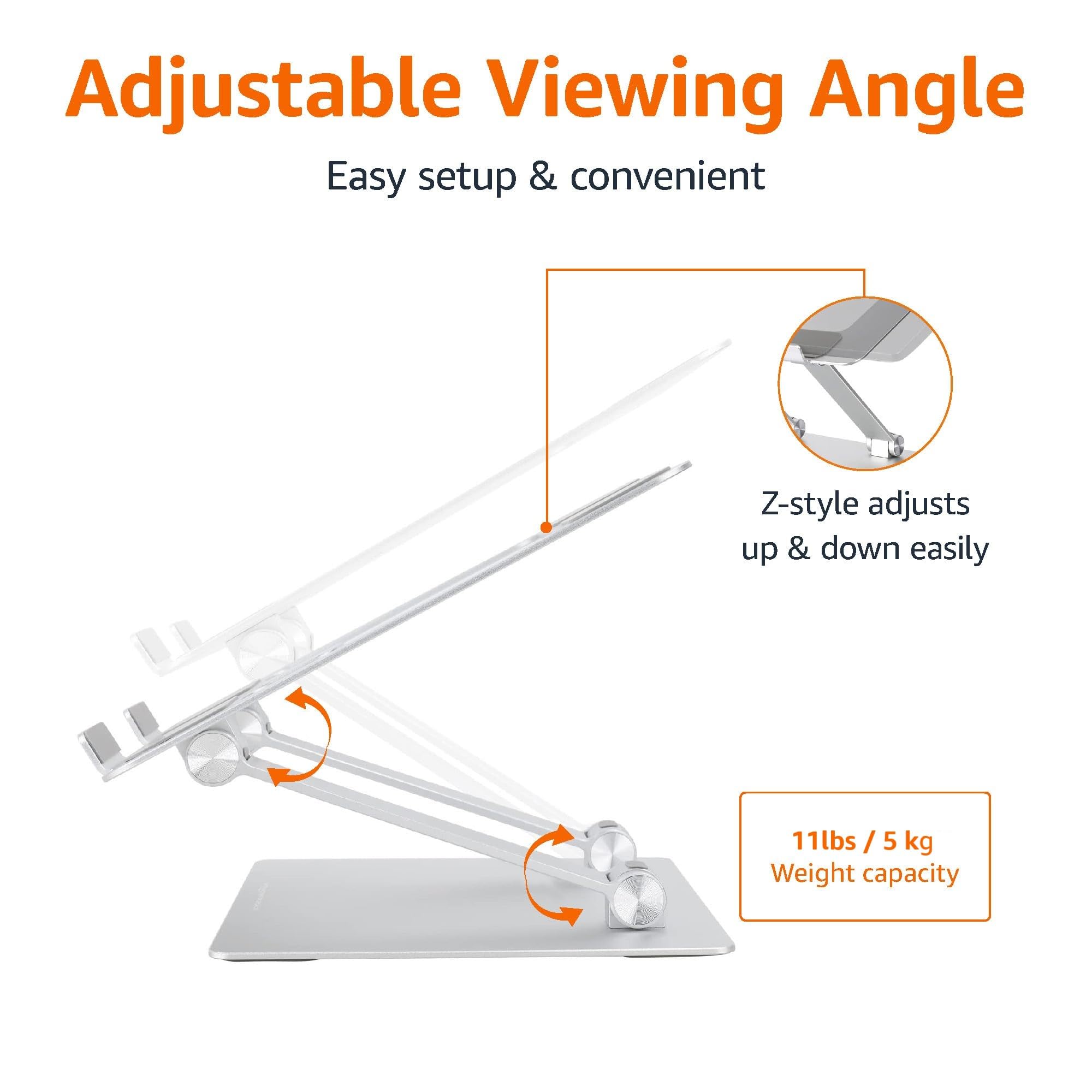 Ventilated Ergonomic Laptop Riser